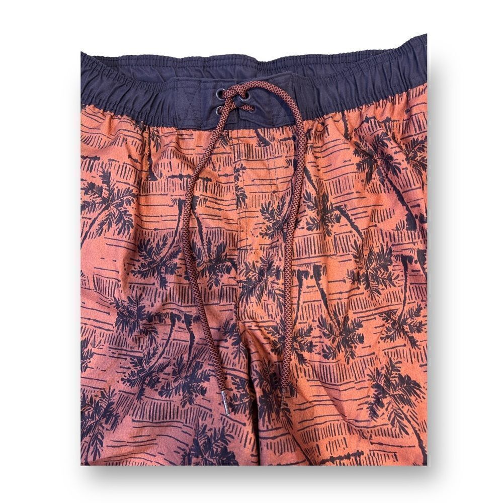 Cascade Tropical Print Swim Trunks Size Large - Picture 2 of 7